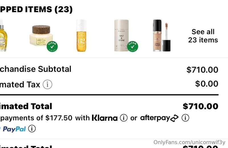 And my Sephora bill lol 