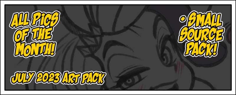 July 2023 - Art Pack + Small Source files