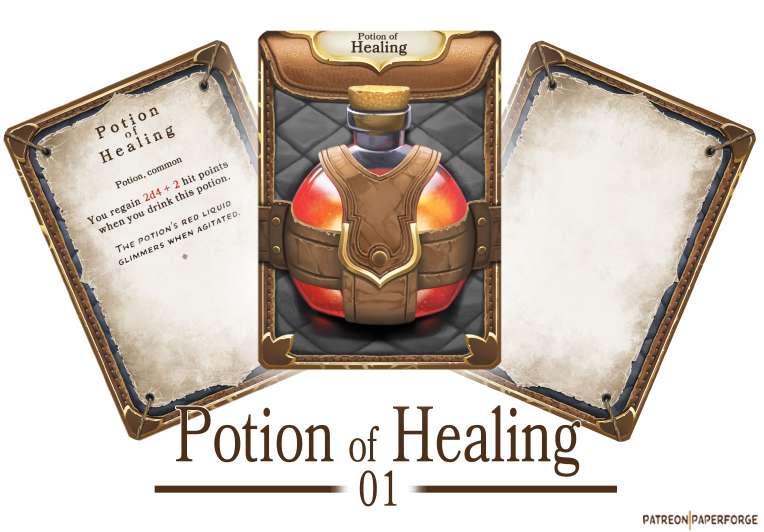 [CARD!]#01 Potion of Healing (Re-Release)!