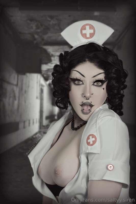 Happy October! First week had to be a sexy nurse, I've been ..