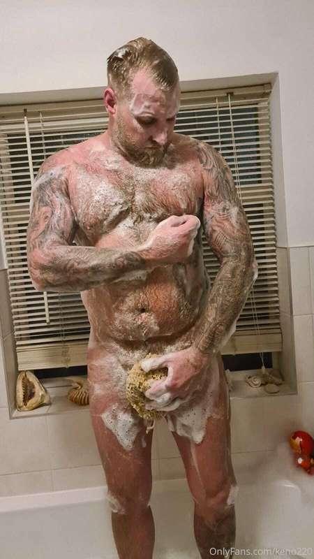 Soapy Bath time bear - look out for more info on live video ..
