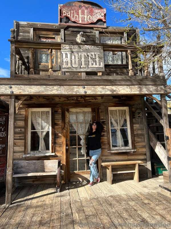 Out and about, exploring an old abandoned pioneer town this ..