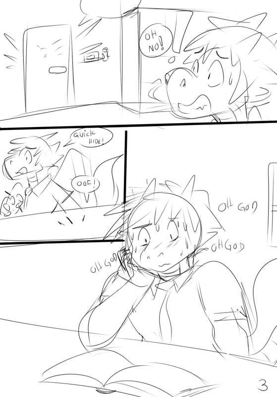 Relight Comic wip page 3