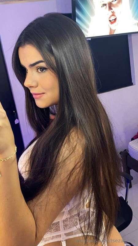 Wearing white like I’m innocent, but smiling because I know ..