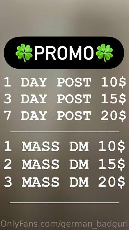 # **Hi Süße** 😘🔥
**Du bist neu hier und brauchst** ***Promot..