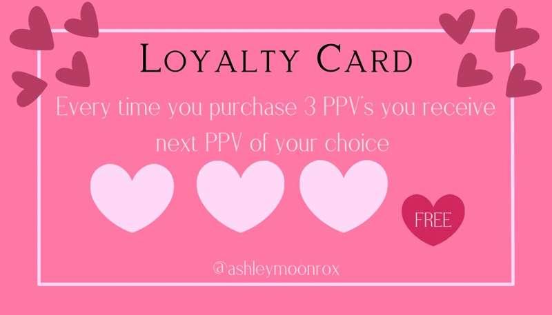 Introducing Loyalty Cards 💳 
You’ll receive it in your dms 😘