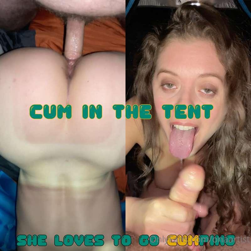 Let's go CUM-PING! 😍 I wanna suck and fuck in the tent, bb! ..