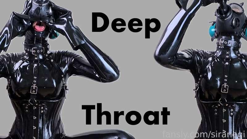 Gas mask Deep throat torture💜
My breath fogged up the inside of my mask...

#latex #rubber #bondage #bdsm #deepthroat #dildo #gasmask #slave #latexholic #siranegi