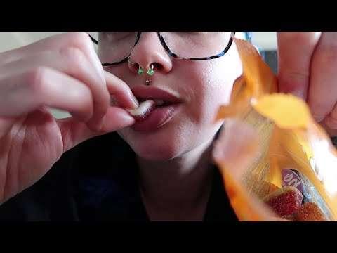 📣 EARLY ACCESS 📣 ASMR Fizzy Gummy Candy Eating, Ramble Life Updates With Some Lofi Camera Taps & Crinkles 🍬