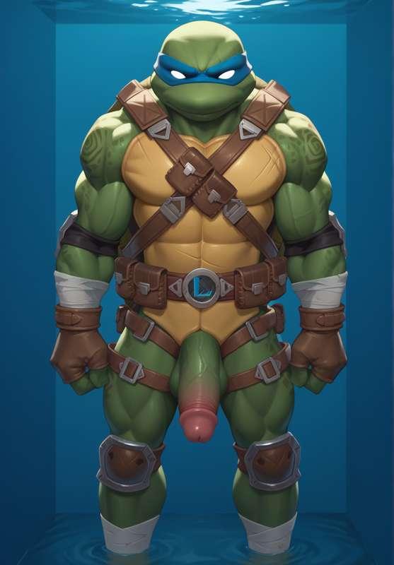 Here's a sneak peek of what we're working on... Leonardo (TMNT) ;)