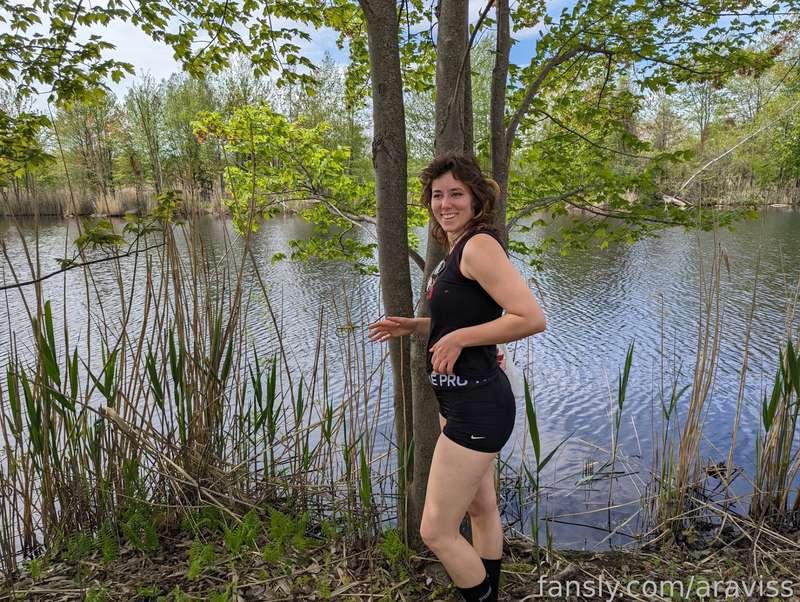 POV: flashing you on our hike, a photo story :3 

the cutest photos are the last ones! we were hiking through the forest looking for a good spot to fuc- i mean film ~ and i also mean fuck lol


#tomboy #elf #fae #outdoors #forest #dnd #rpg #fantasy #altgirl #enby #pawg #feet #dirtytoes #dirtyfeet #footfetish #hairylegs #muscular #flashing #topless #ddcup 
