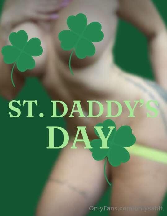 HAPPY ST. DADDY’S DAYYYYY😈🍀 Who’s feeling lucky?