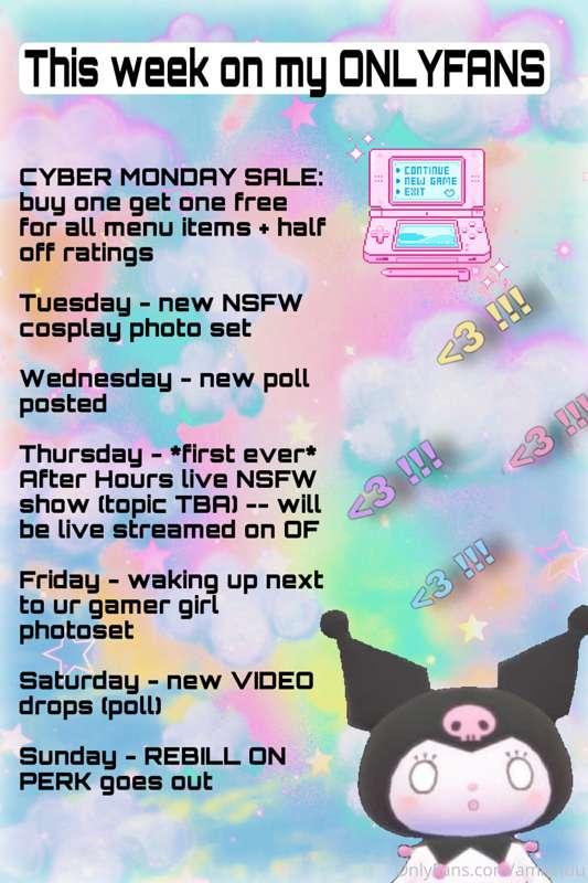 HAPPY CYBER MONDAY FRIENDS!!!! Soooo much amazing content is..