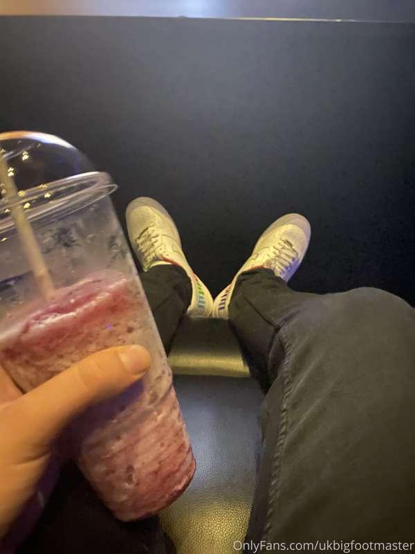 All I need now is you licking them trainers as I watch a fil..