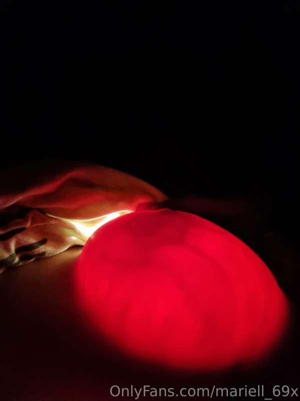 Meine Titte kann leuchten 😜