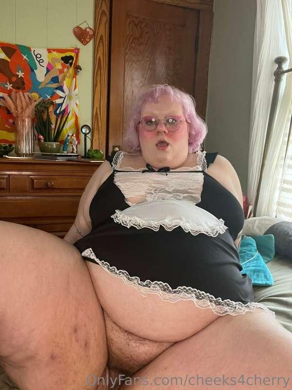Naughty maid….