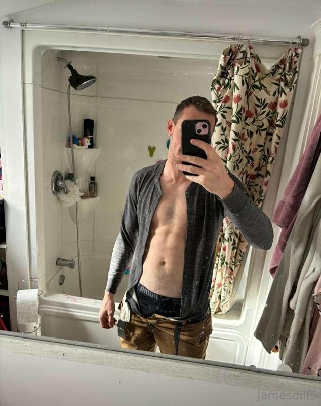 Finally getting warmer out. Melt my clothes off. 