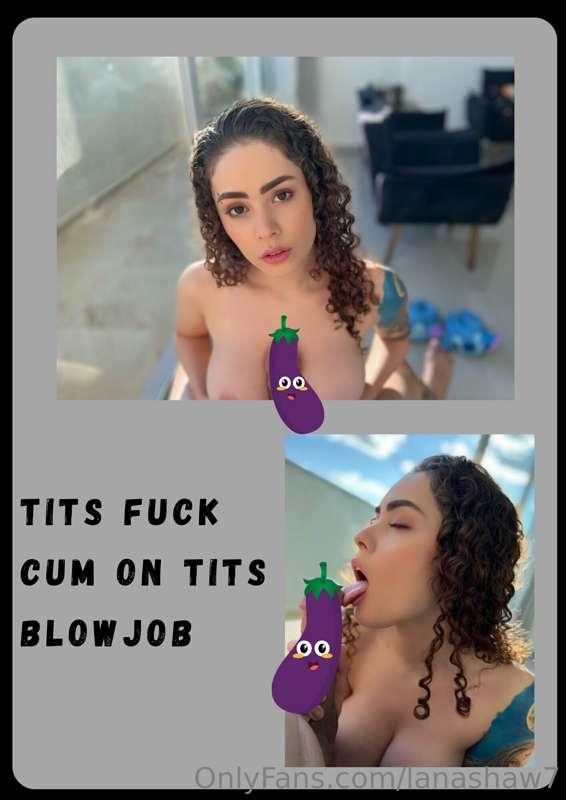 🍒 ***TITS FUCK & BLOWJOB*** 🍒 **B/G**

Would you mind playin..