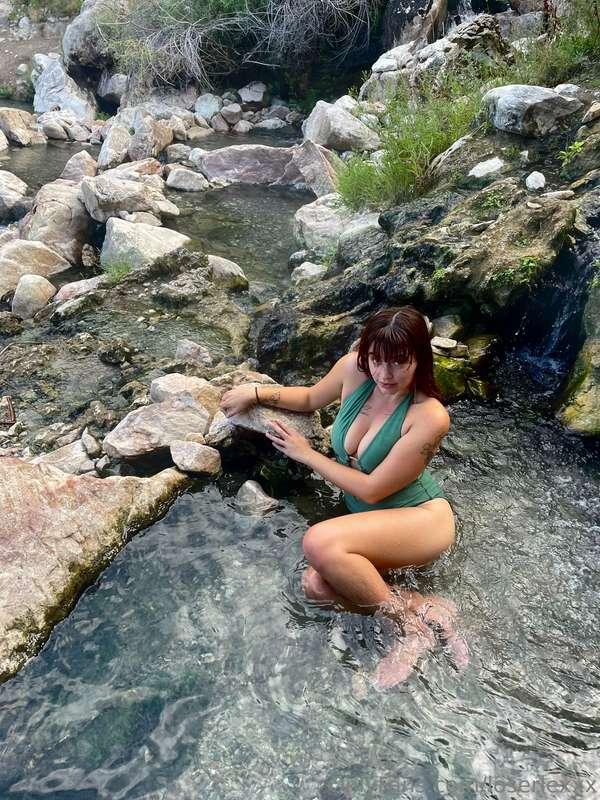 come on in the waters fine (actually it was very hot right h..