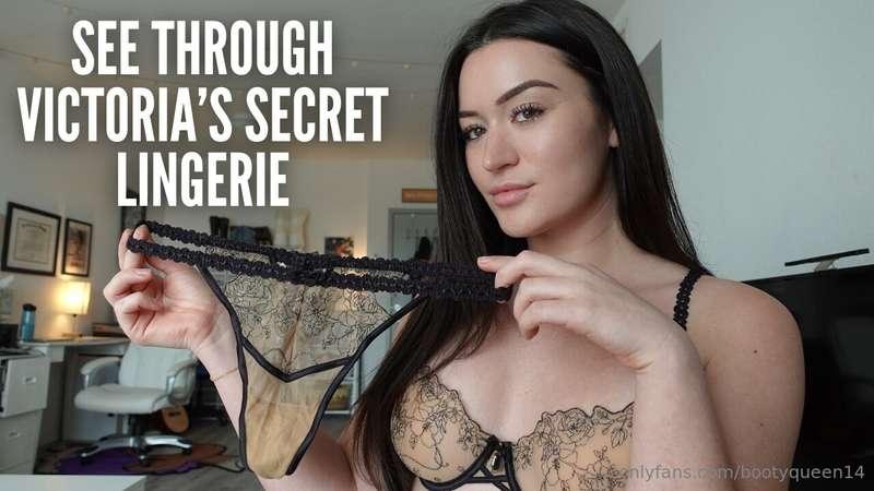 new uncensored VS see through haul for you pervs 😏   **tip $..