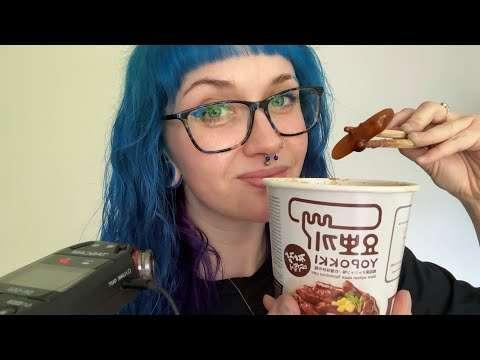 📣 EARLY ACCESS 📣 ASMR Eating Black Soybean Rice Cakes [Tteokbokki] BEST SAUCE EVER!!! ❗SUPER Chewy Eating Sounds❗