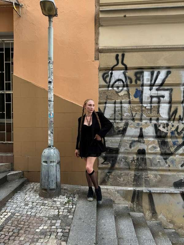 City heat, soft curves, and a glance that lingers just long ..