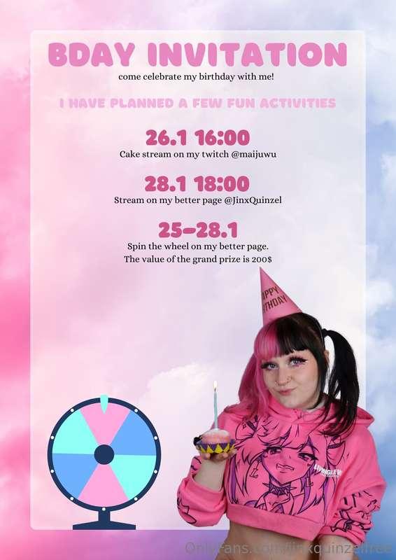 Come celebrate my birthday with me! Lots of fun stuff on my ..