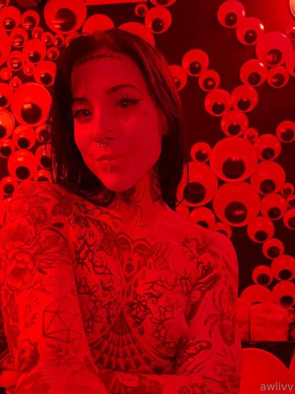 cool bathroom at the sushi place tonight :)last day in seatt..