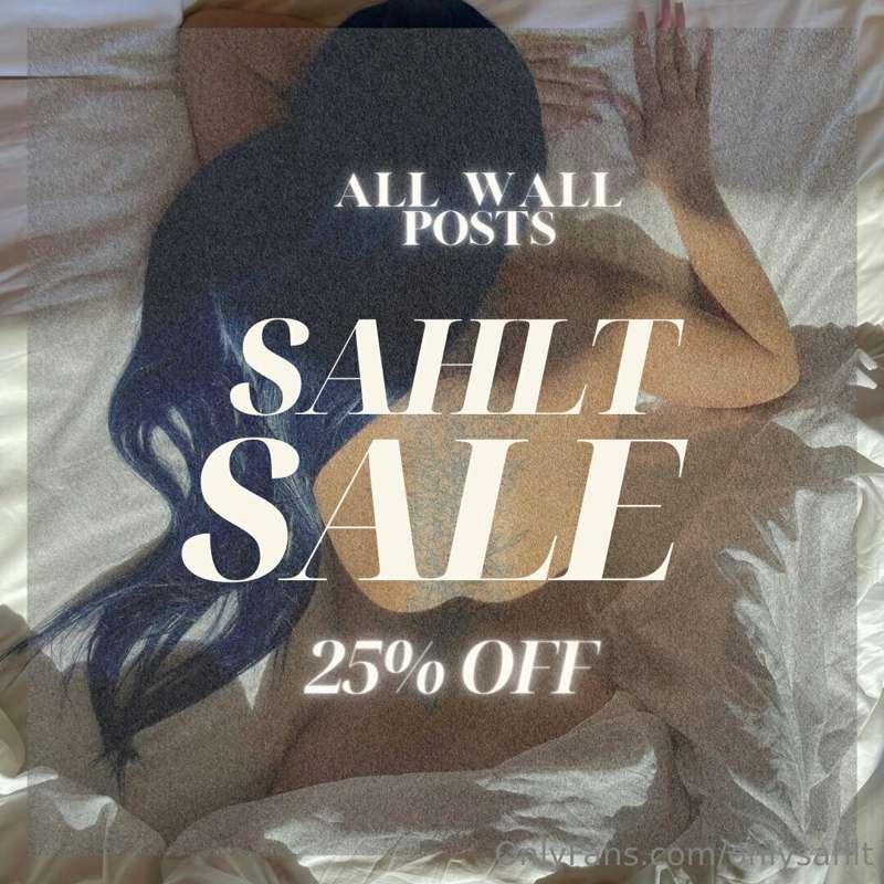 **FLASH SALE 25% OFF ALL WALL POSTS UNTIL TOMORROW MORNING!*..