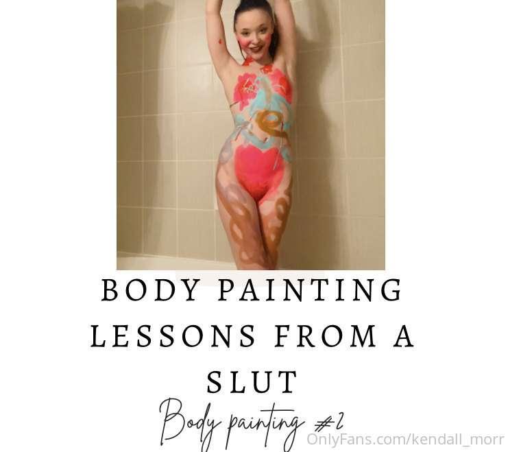 you have never taken body painting lessons before , or any p..