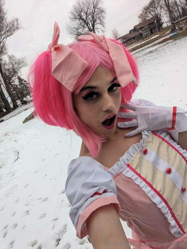 Madoka magica cosplay!!!!