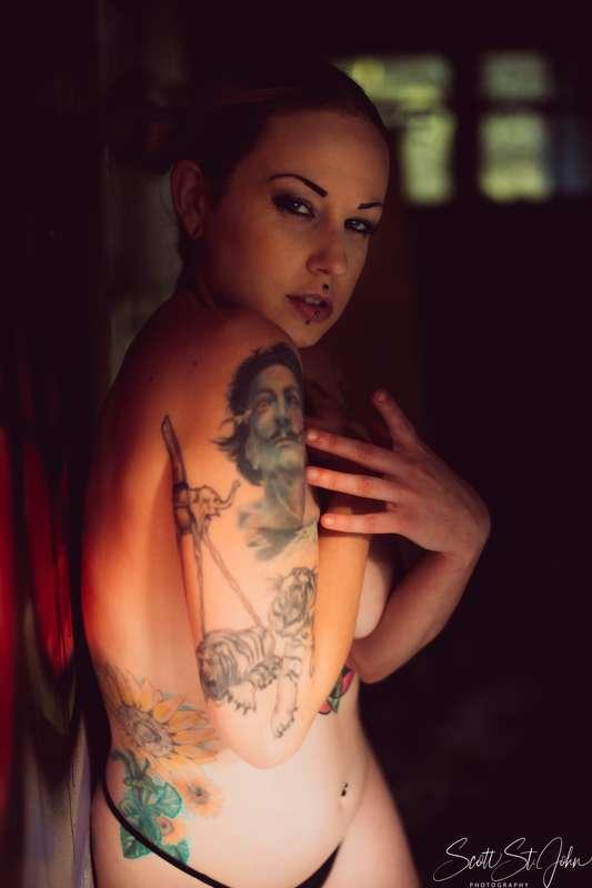 Teaser of a full set coming in an abandoned house located on..
