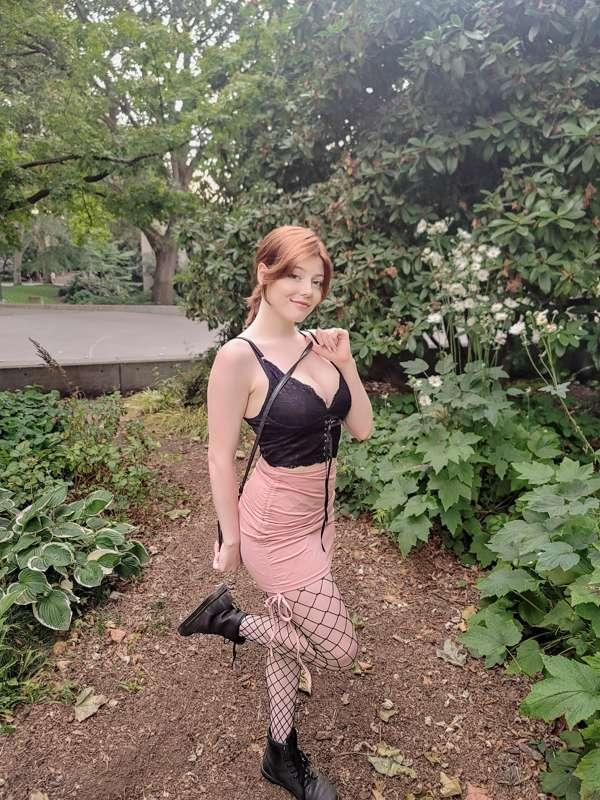 I always dress slutty when I go out w friends lol