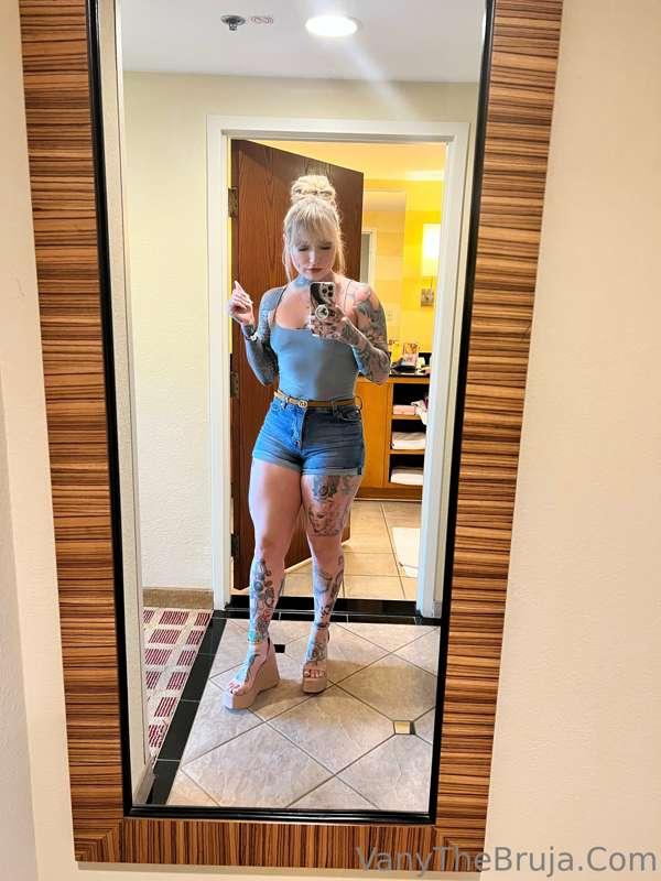 Ready  for the tattoo convention