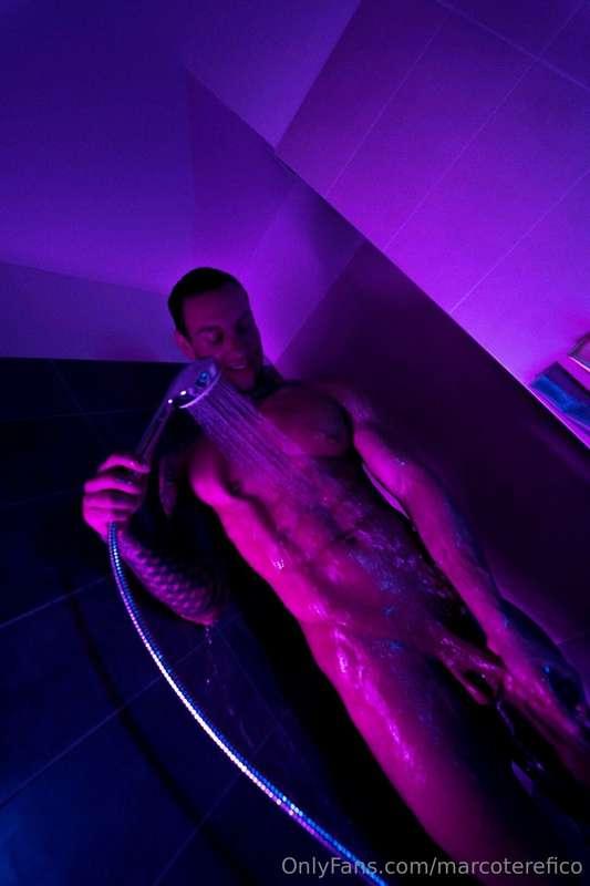 I'm all cleaned up and ready to get messy again. 🚿😈