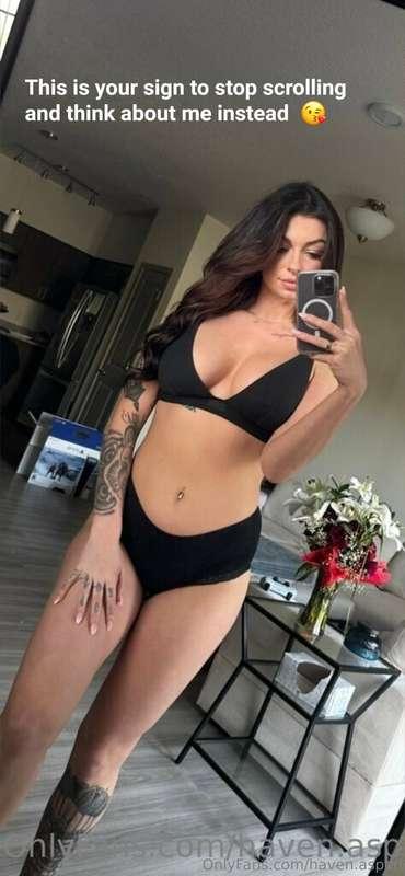 I feel so empty… wanna fill it? 😉