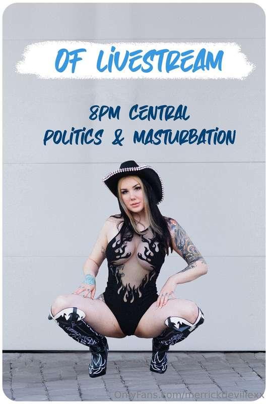 Going live on here tomorrow at 8pm! 30 mins later, I'll be c..