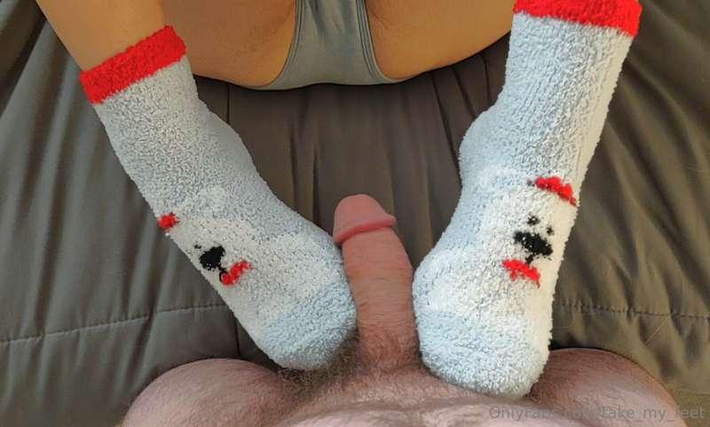If I wear my polar bear socks, can I give you a footjob?👣 If..