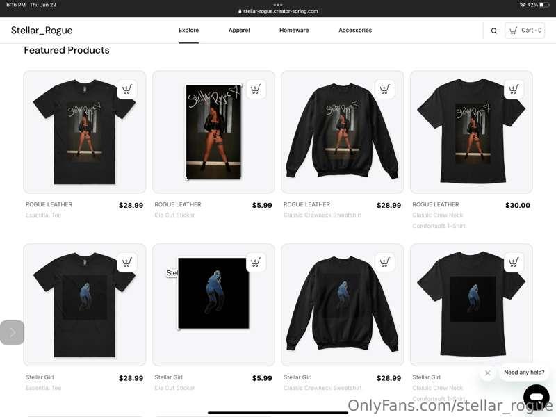 I have merch now! Available in my teespring store!
Let me kn..