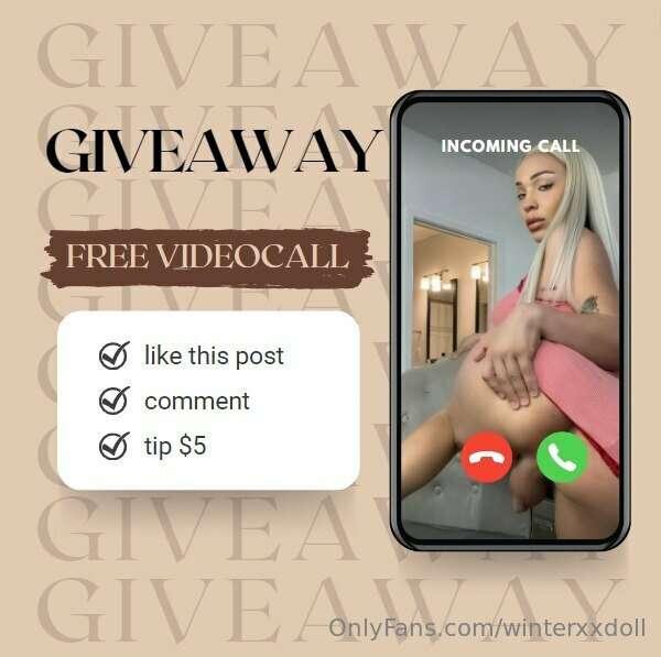 GIVEAWAY!😘 All you have to do is send a $5 tip!!! and you ar..