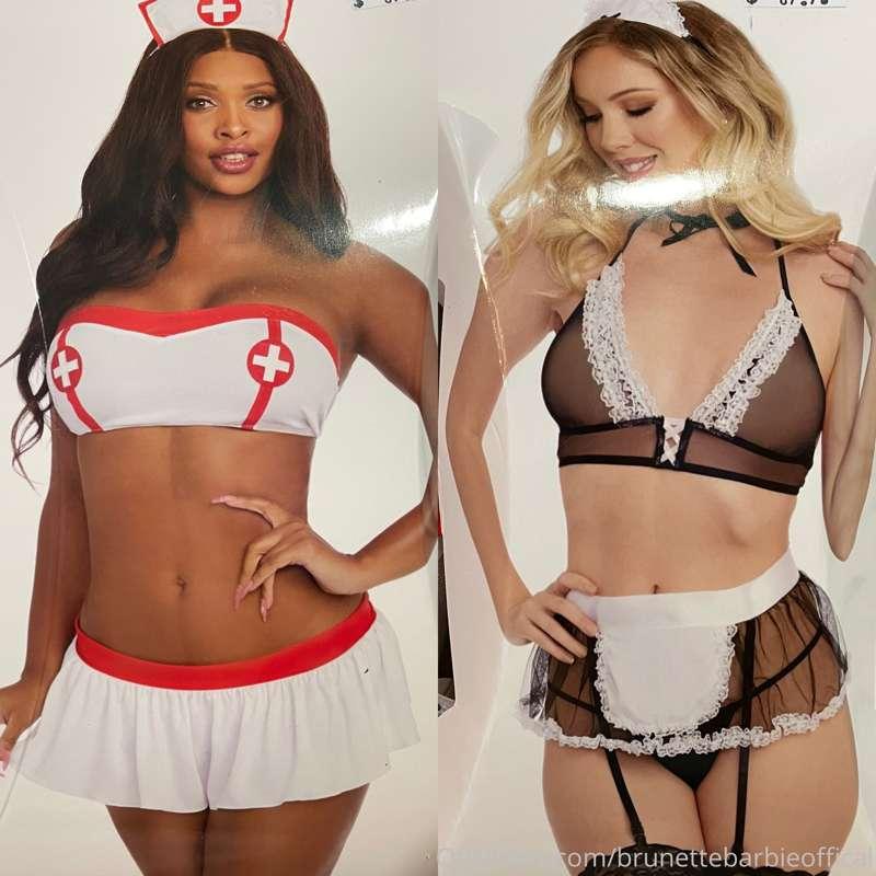 You’ve seen me wear the nurses outfit, would you like to see..