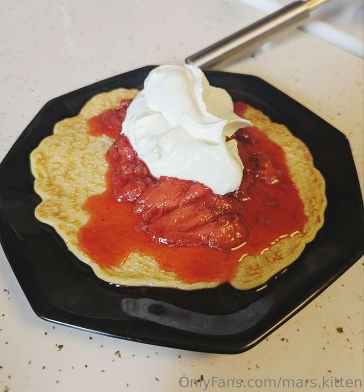 I made some homemade crepes today and dyed some Easter Eggs ..