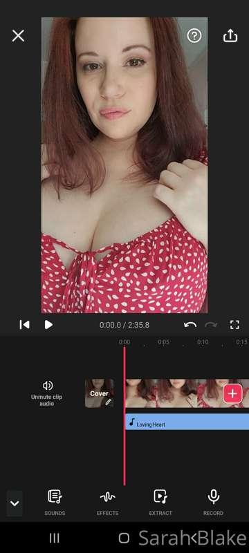 Editing more video I found of me in that red sundress. There..
