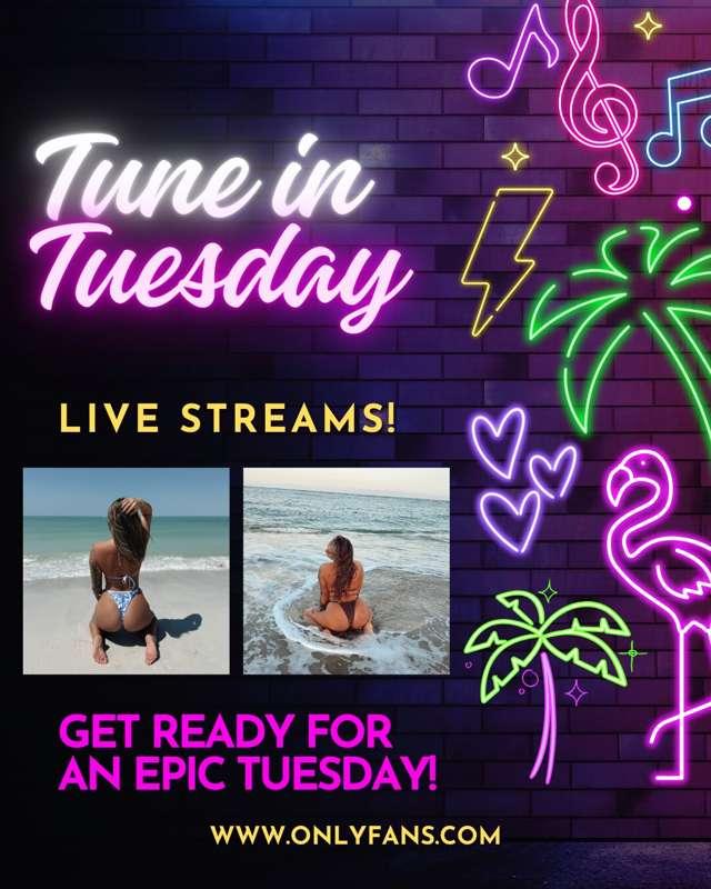 SURPRISE 🩷💜Join @meli_may and I on Tuesday!We will be hangin..