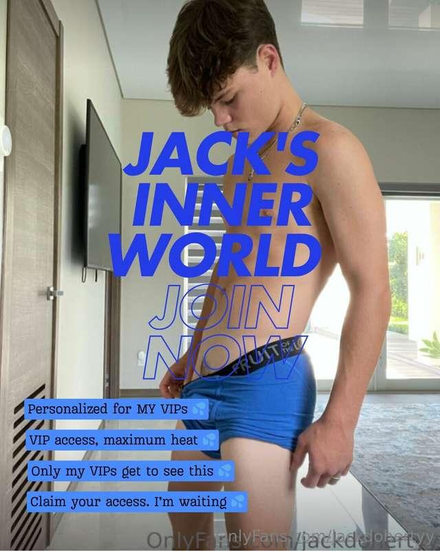 💦 𝐖𝐄𝐋𝐂𝐎𝐌𝐄 𝐓𝐎 𝐉𝐀𝐂𝐊’𝐒 𝐈𝐍𝐍𝐄𝐑 𝐖𝐎𝐑𝐋𝐃 💦Not everyone gets access to..