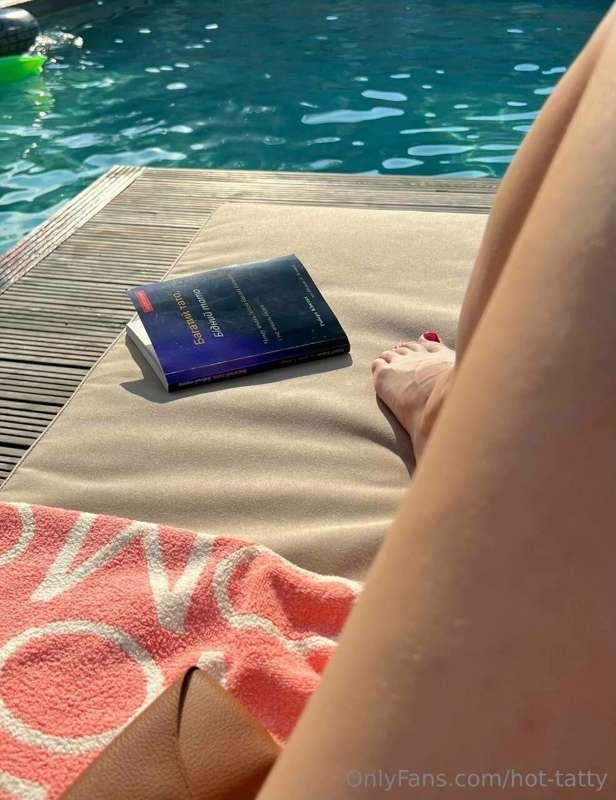 I'm looking forward to hot days, hot evenings with a book an..