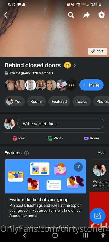 Hey everyone go join my group on FB!