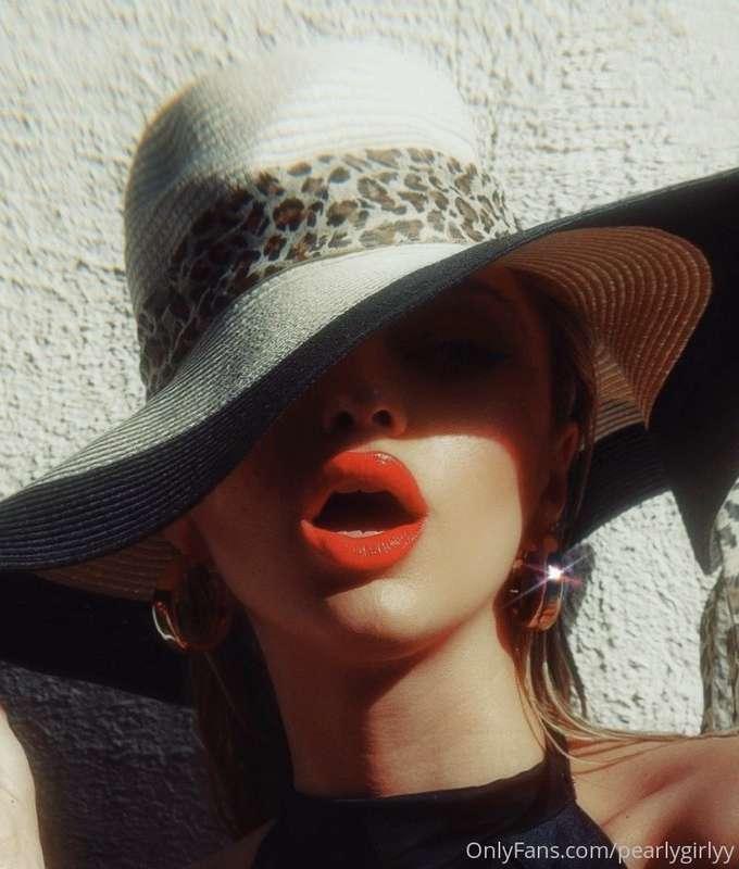 These lips, red and soft and waiting to be pressed against y..