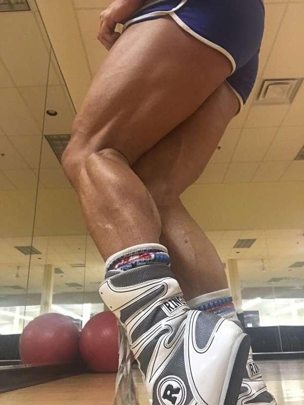 Calves and hamstrings training at the gym today.  Grow baby ..