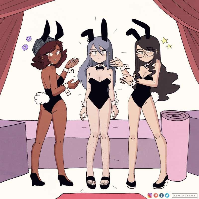 Bunny Suit OCs (+NSFW Version)